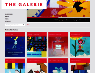 thegalerie.com.au screenshot