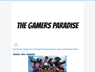 thegamersparadise.com screenshot