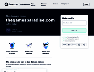 thegamesparadise.com screenshot