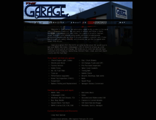 thegaragepetaluma.com screenshot