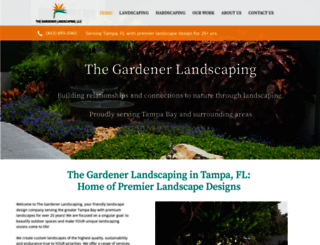 thegardenerlandscaping.net screenshot