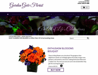 thegardengateflorist.net screenshot