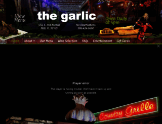 thegarlic.net screenshot