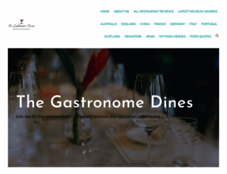 thegastronome.net screenshot