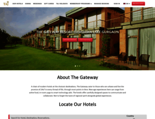 thegatewayhotels.com screenshot