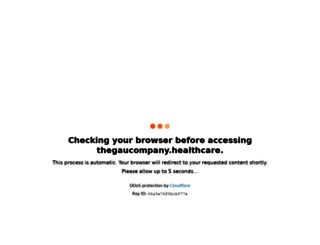 thegaucompany.healthcare screenshot