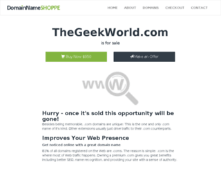 thegeekworld.com screenshot