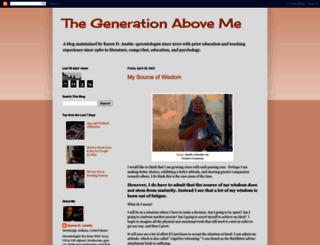 thegenerationaboveme.blogspot.com screenshot