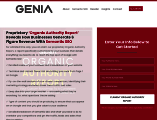 thegenia.com screenshot