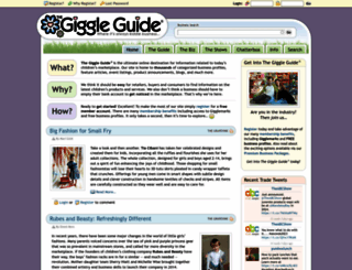 thegiggleguide.com screenshot