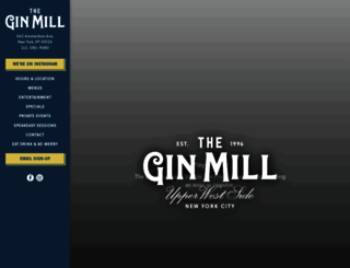 theginmillnyc.com screenshot