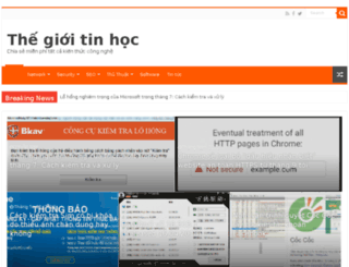 thegioitinhoc.org screenshot