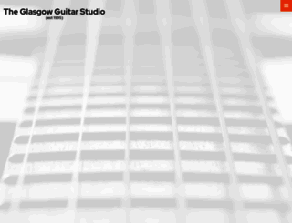 theglasgowguitarstudio.co.uk screenshot