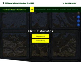 theglassblockwarehouse.com screenshot