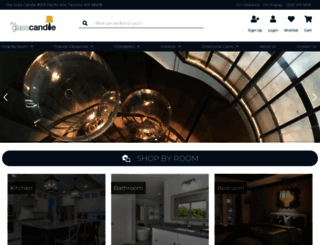 theglasscandle.com screenshot