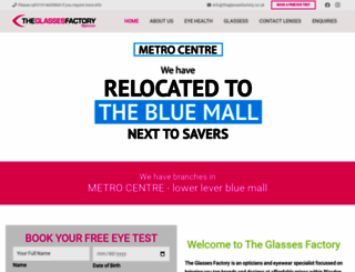 theglassesfactory.co.uk screenshot