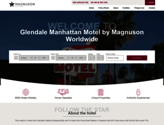 theglendalemotel.com screenshot
