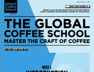 theglobalcoffeeschool.com screenshot