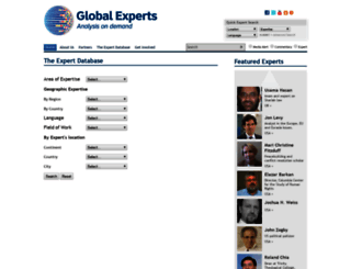 theglobalexperts.org screenshot