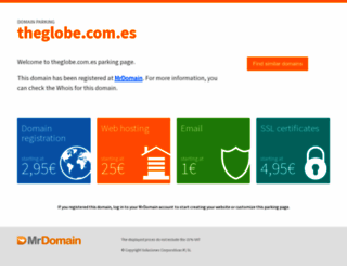 theglobe.com.es screenshot