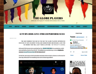 theglobeplayers.com screenshot