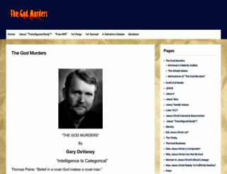 thegodmurders.com screenshot