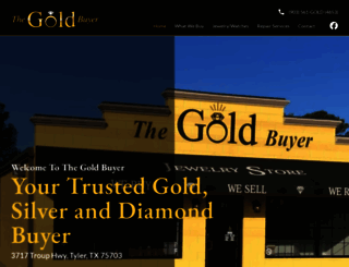 thegoldbuyertyler.com screenshot