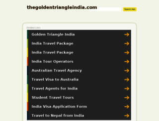 thegoldentriangleindia.com screenshot