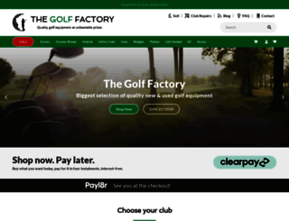 thegolffactory.co.uk screenshot