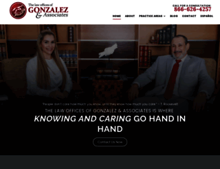 thegonzalezlawgroup.com screenshot