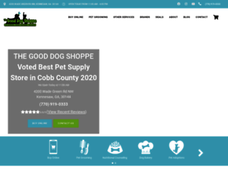 thegooddogshoppe.com screenshot