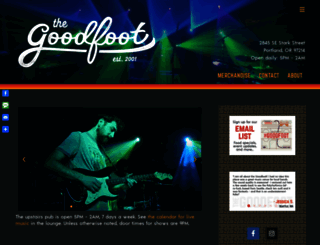 thegoodfoot.com screenshot