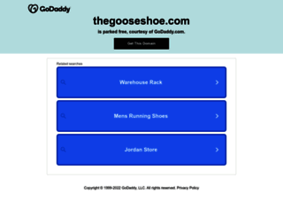 thegooseshoe.com screenshot