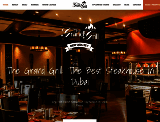 thegrandgrillsteakhouse.com screenshot