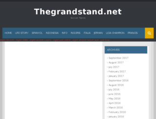thegrandstand.net screenshot