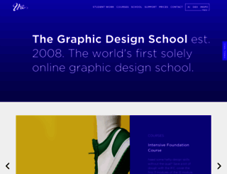thegraphicdesignschool.com screenshot