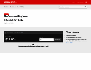 thegrassskirtblog.com screenshot