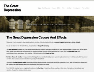 thegreatdepressioncauses.com screenshot