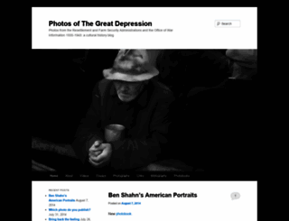 thegreatdepressionphotos.wordpress.com screenshot