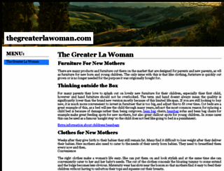 thegreaterlawoman.com screenshot