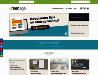 thegreenage.co.uk screenshot
