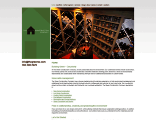 thegreenconstructioncompany.com screenshot