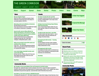 thegreencorridor.org screenshot