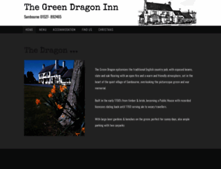 thegreendragoninn.co.uk screenshot