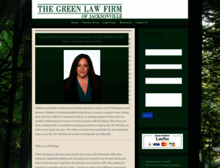 thegreenlawfirmjax.com screenshot