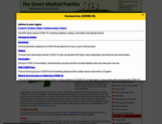 thegreenpractice.co.uk screenshot
