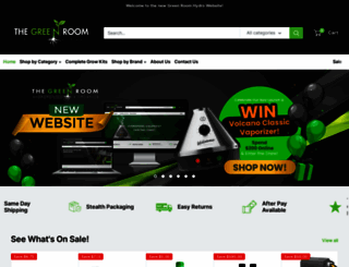 thegreenroomhydro.com.au screenshot