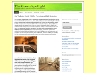 thegreenspotlight.com screenshot