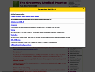 thegreenwaymedicalpractice.co.uk screenshot