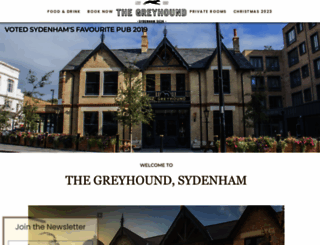 thegreyhoundsydenham.co.uk screenshot